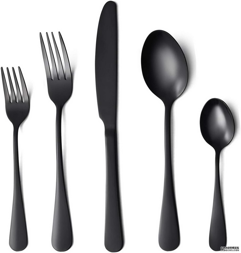 FLATWARE SET - BLACK